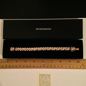 Technibond 18K Gold Clad Silver Bracelet